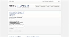 Desktop Screenshot of euromarcom.de