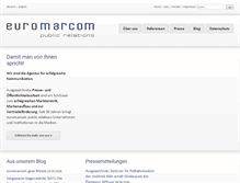 Tablet Screenshot of euromarcom.de